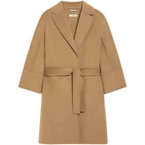 'S Max Mara Arona Uldjakke, Camel